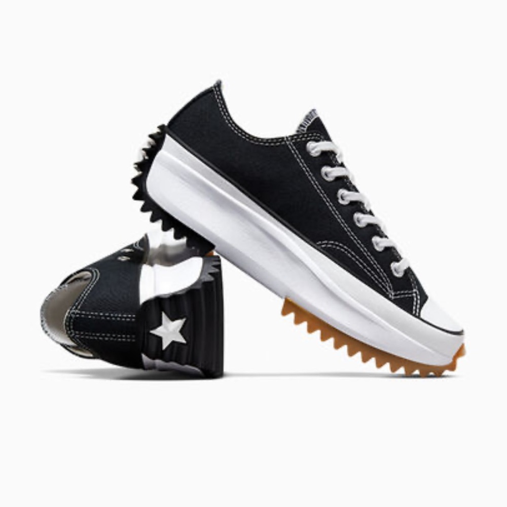 CONVERSE Chuck Taylor Run All Star Lift Platform Womens Low Top Shoes